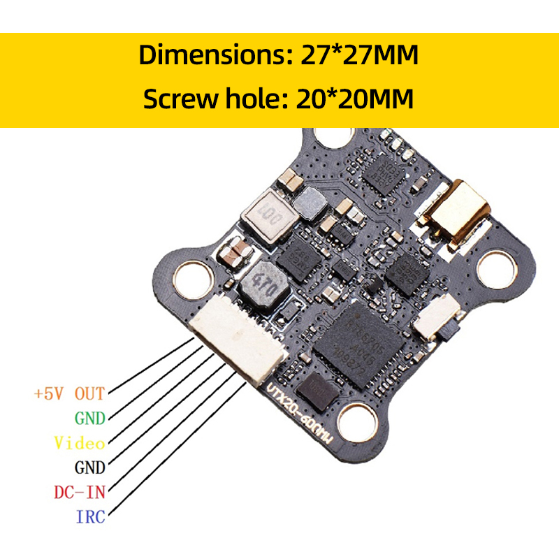 JHEMCU VTX20-600 5.8G 40CH FPV - Skyzone Sky04O Pro Fpv Goggles บทวิจารณ์และราคา